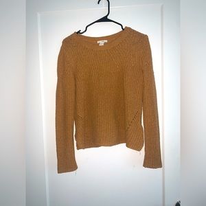 Burnt orange knit sweater